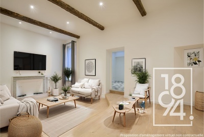 T3 entièrement rénové dans le centre historique d'Aix-en-Provence